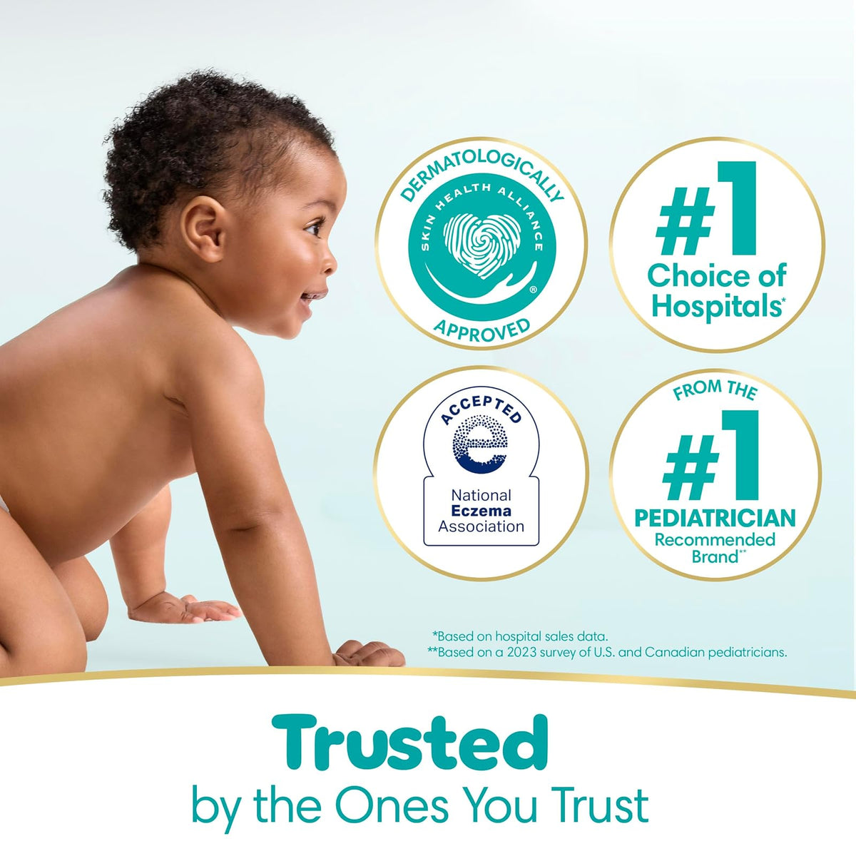 Toallitas de bebé, Pampers sensibles a base de agua, hipoalergénicas y sin perfume, 9X paquetes Pop-top, 504 toallitas totales (el embalaje puede variar)