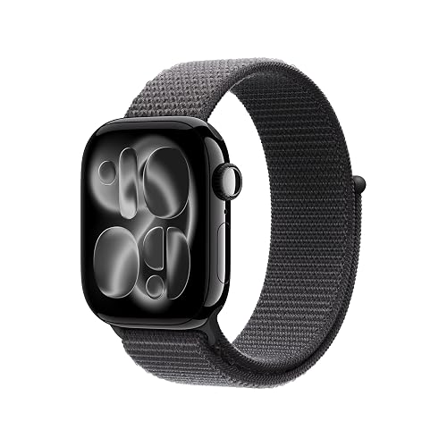 Apple Watch Band - Correa Loop Deportiva - 42 mm - Gris Oscuro - Unitalla (para Casi Cualquier muñeca)