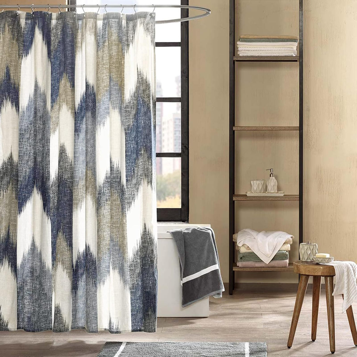 INK+IVY II70-541 Shower Curtain, Multicolor