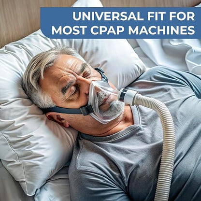 Roscoe Medical Manguera CPAP Ligera 8 pies, Compatible con Resmed, Philips, Fisher & Paykel