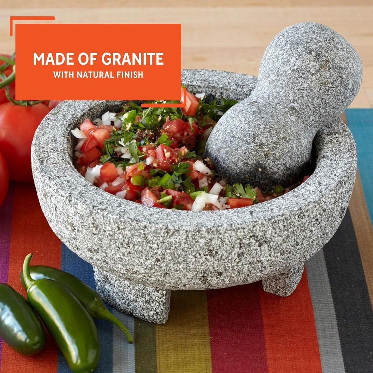 Molcajete grande Imusa,MEXI-2011M