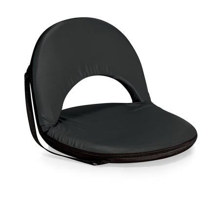 Picnic Time Oniva - Asiento reclinable portátil para Estadio con Soporte Trasero, sillas blanqueadoras Plegables con Respaldo y cojín, Asiento de Banco y reposabrazos Acolchados Gruesos, Incluye Seis
