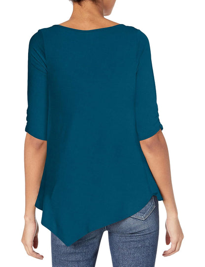 Star Vixen Hanky Dobladillo Superior Blusa para Mujer