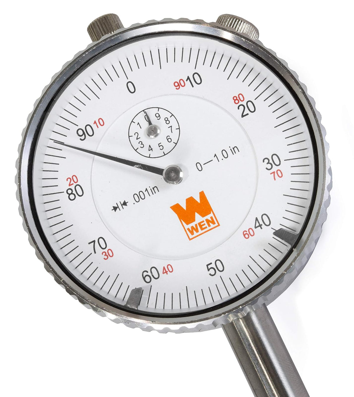 WEN 10703 2,5 cm. Indicador de esfera de precisión con 0.1 pulgada Resolución