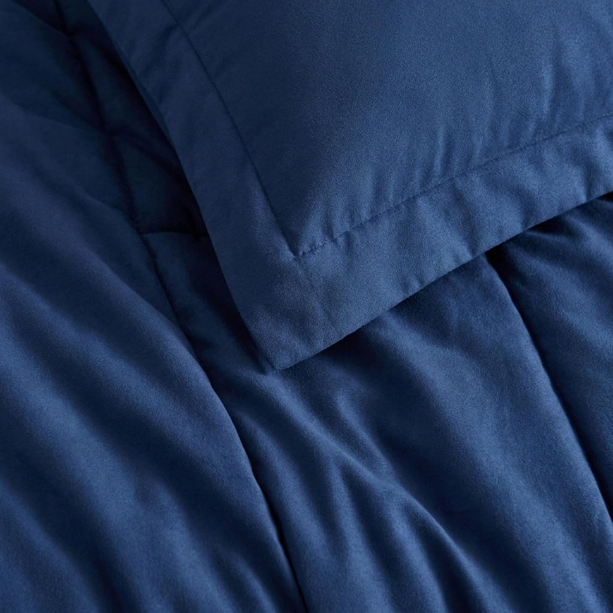 Nautica - Juego de Cama Individual XL Reversible, Incluye Funda Estándar, Sábana Bajera, Funda de Almohada y Bolsa de Lavandería, 5 Piezas, Tamaño Twin, Azul Marino