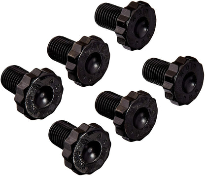ARP Flexplate Bolt Kit 2002902, Pro Series 7/16-20 in, 0.65 in de Largo, Cabeza 12 Puntos, Negro para GM/Ford V6/V8, Juego de 6
