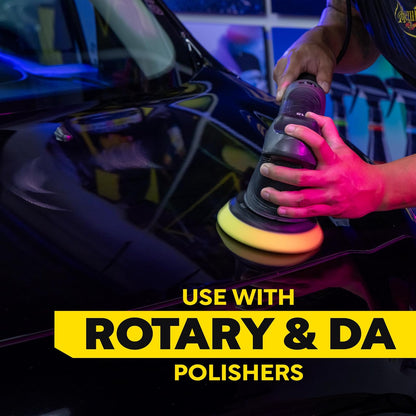Meguiar's, Esponjas de Pulido de Espuma Profesionales, 5", M5PFP2, 2 pz. | Almohadilla de espuma profesional para pulir, utilizar con esmaltes para quitar arañazos y remolinos ligeros o utilizar con