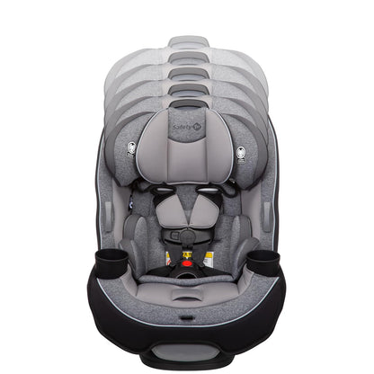 Safety 1st Autoasiento Convertible Grow & Go 3 en 1, Shadow, con protección de impacto lateral, arnés de 5 puntos, con sistema latch y 2 portavasos