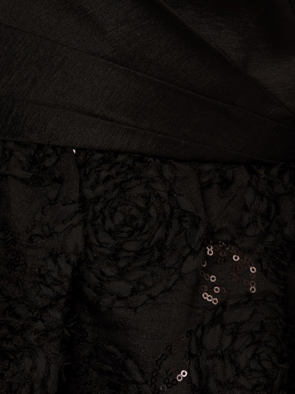 Adrianna Papell Soutache Floral Combo Gown Vestido para ocasión Especial Mujer