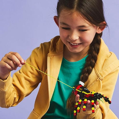 LEGO® Creator 3en1 Fauna Salvaje: Araña Misteriosa Juguete de Construcción Que se Convierte en una Figura de un escorpión o en una Serpiente, Regalo para niños y niñas de 7 años o más 31159