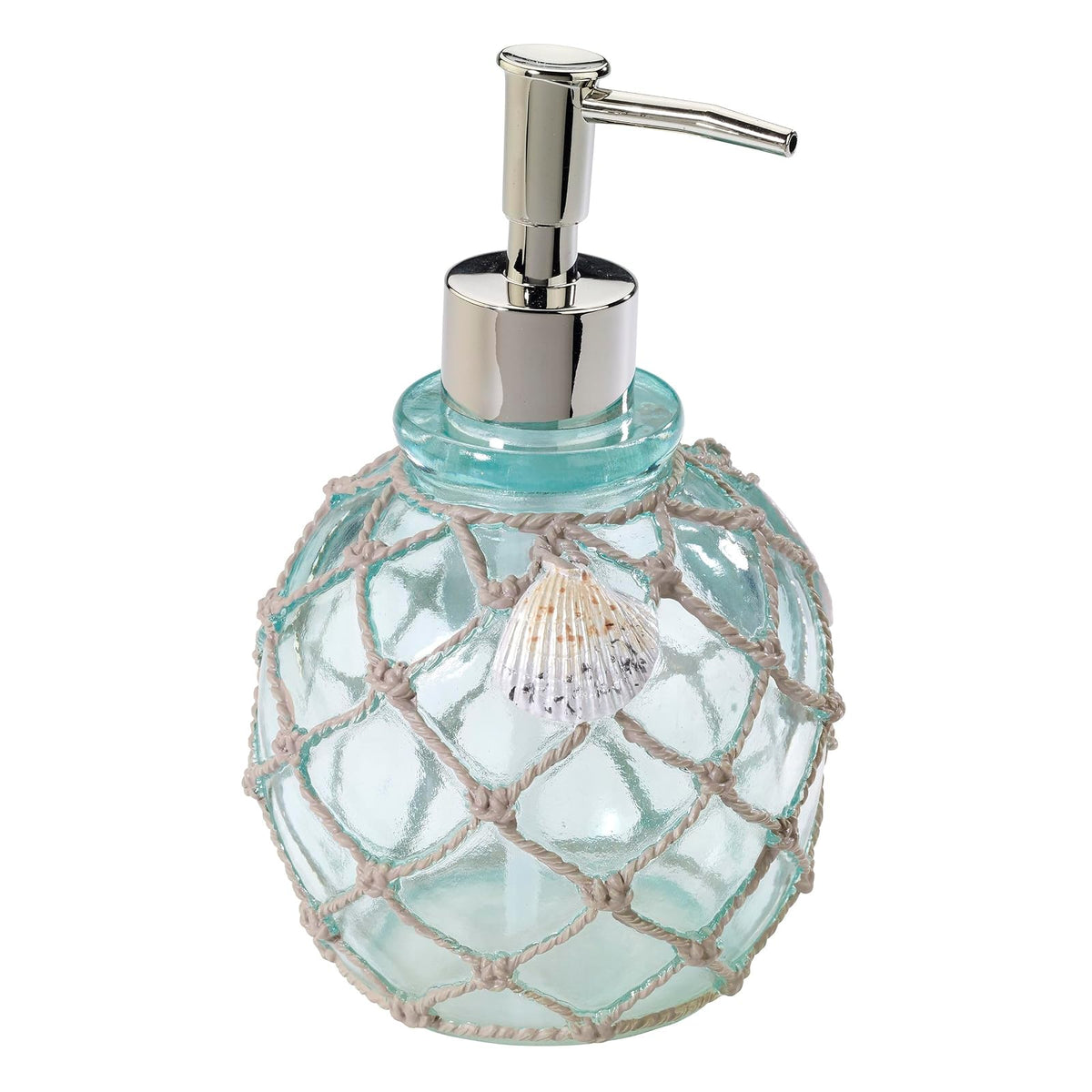 Avanti Linens - Bomba de loción/dispensador de jabón, Accesorios de encimera, decoración de baño Inspirada en la Playa (colección Seaglass) - Dispensador de loción - Multicolor