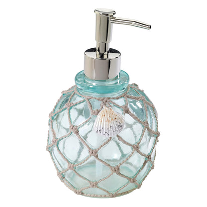 Avanti Linens - Bomba de loción/dispensador de jabón, Accesorios de encimera, decoración de baño Inspirada en la Playa (colección Seaglass) - Dispensador de loción - Multicolor