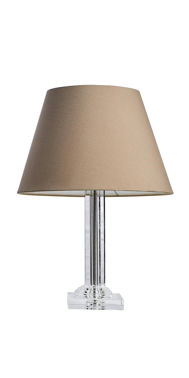 Gamalux LM1000 Lámpara de Mesa, Entrada de Foco E26, 1 Luz, color Transparente