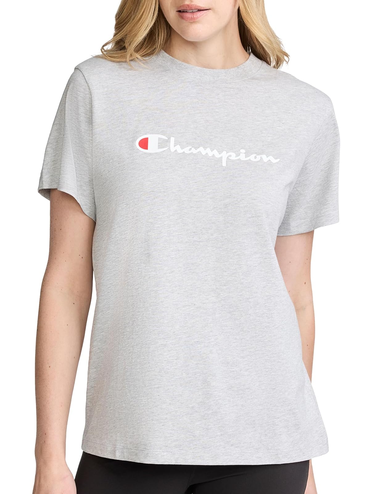 Champion Playera clásica. Camiseta para Mujer