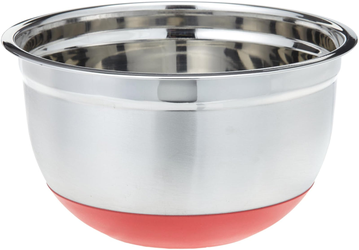 Excelsteel Tazón de Acero Inoxidable con Base Antideslizante - 4.73 l