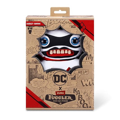 Fuggler x DC de ZURU Funny Ugly Monster, Felpa, Coleccionable, Juguete (Harley Quinn)