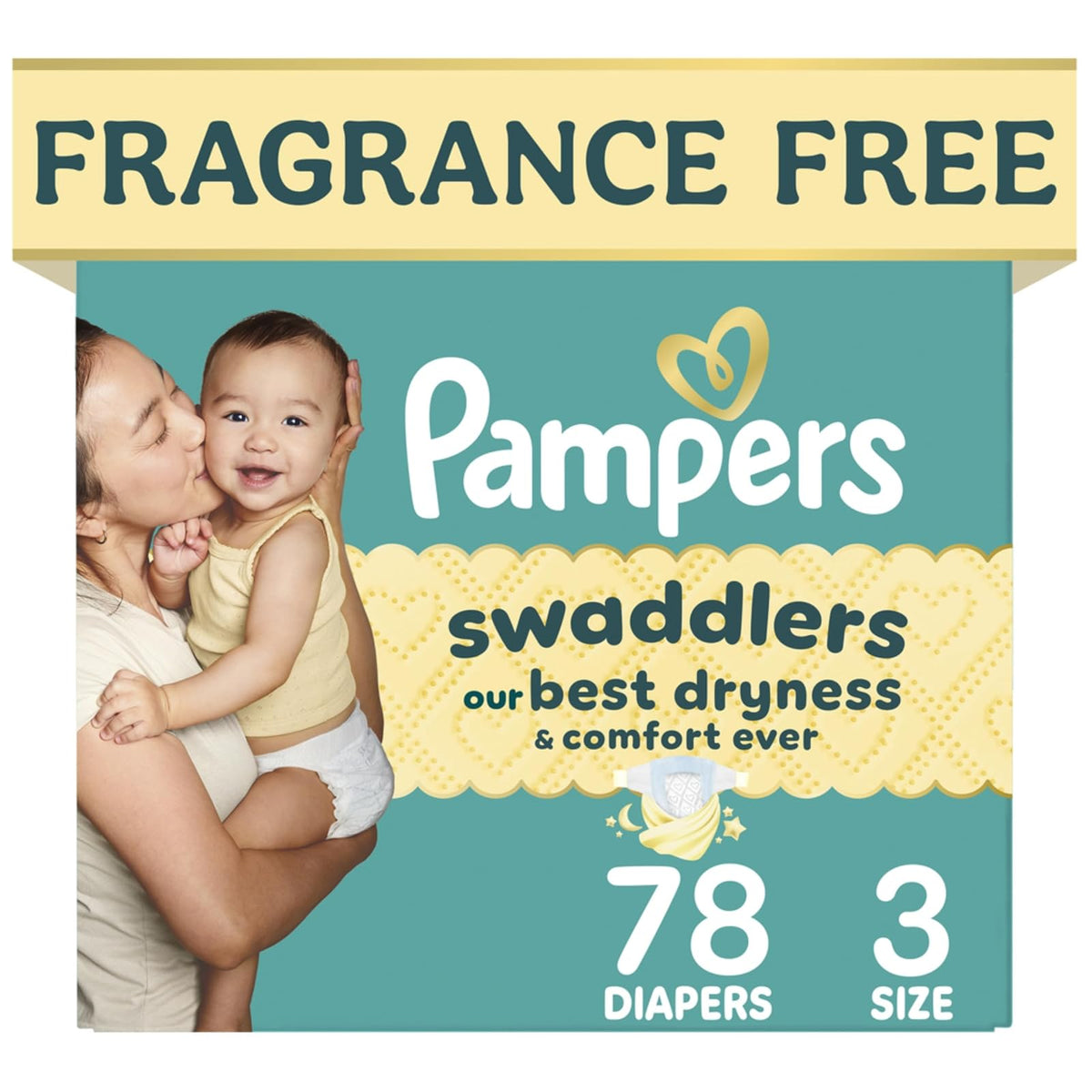 Pampers Swaddlers Pañal Desechable Talla 2, 84 Piezas - Medium