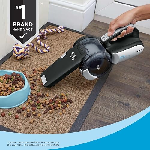 Black + Decker BDH2000PL MAX Aspiradora pivotante de Litio, 20 voltios, Pivot Handheld Vacuum, Negro, Diseño 1, 1, 1