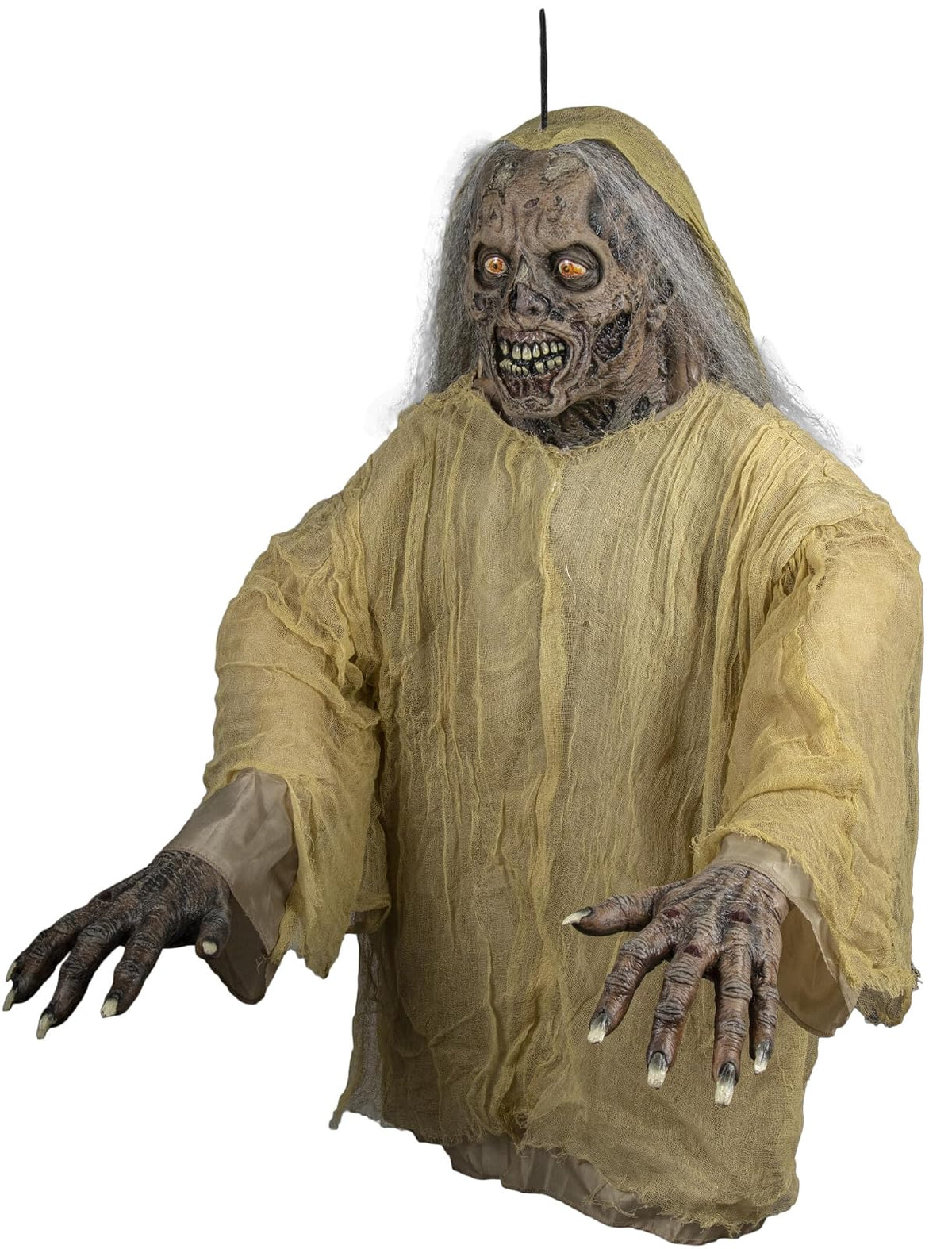 Rev Creepshow Creep Hanging Prop Decoración Colgante Oficial Creepshow, Figura Zombie de Terror para Halloween, Casa Embrujada, Fiestas Temáticas y Exhibición