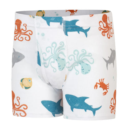 Hanes Toddler Boys' Organic Cotton Underwear, Pure Comfort 100% Cotton Boxer Briefs Available, 10 & 7 Pack
