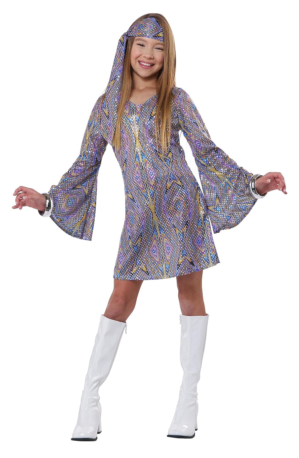 California Costumes - Disfraz de Disco Darling, un color, 8-10 - 8-10 - Multicolor