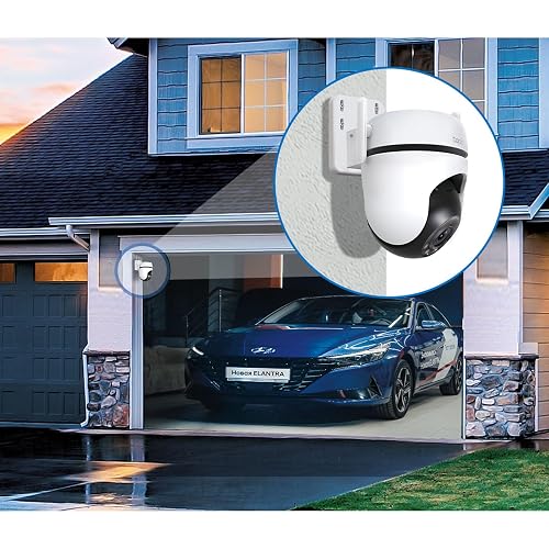 Tapo TP-Link TC42, Cámara de Seguridad Wi-Fi Exterior 2K QHD, Visión Nocturna a Color con Sensor Starlight, Detección Inteligente por IA, Cobertura de 360°, Compatible con Alexa