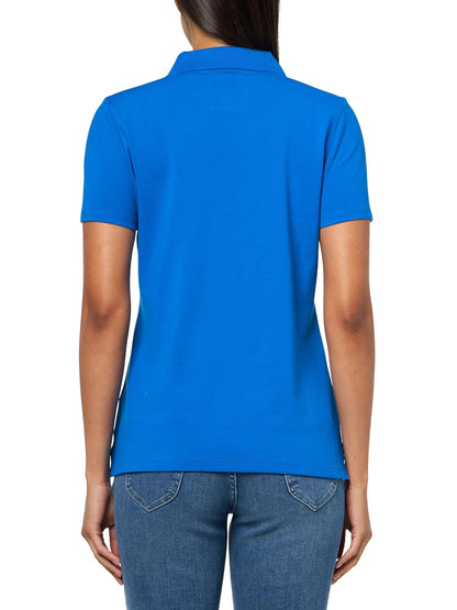 Nautica - Polo de Manga Corta con Botones para Mujer