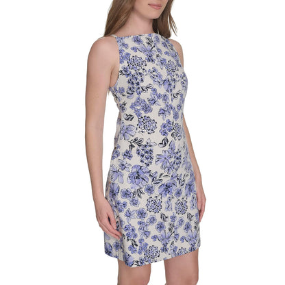 Tommy Hilfiger - Mini Vestido Cuadrado sin Mangas para Mujer