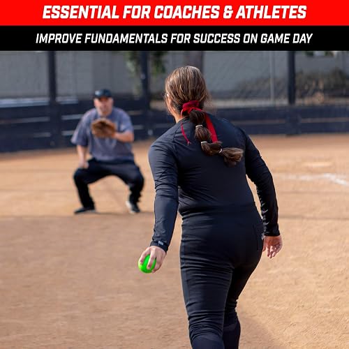 GoSports - Juego de 6 Pelotas con Peso pliométricas para Entrenamiento de béisbol y sóftbol, Elige Pro o Elite