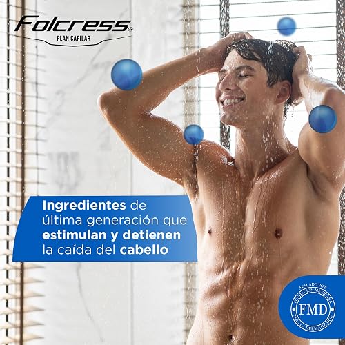 Folcress Xpert Shampoo Anticaída Libre de Sulfatos y Parabenos Grisi 250 ml