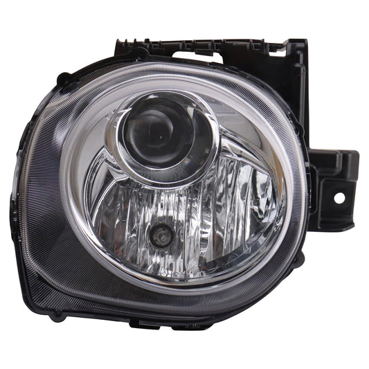 TRQ - Conjunto de faros delanteros laterales de pasajero compatible con Nissan Juke NI2503236 2015-2017