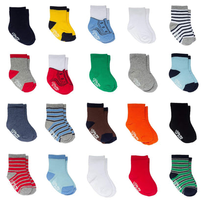 Little Me Baby 20 Piece Assorted Socks, Boys', Multi, 0-12/12-24 Months