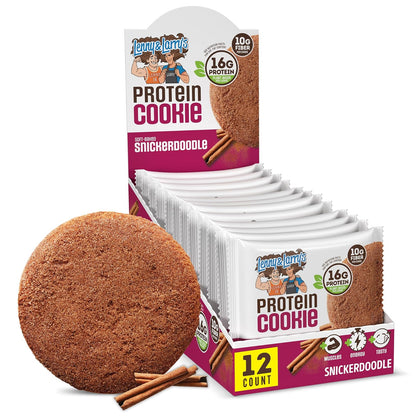 Lenny & Larry's Galleta Vegana con Proteína Caja con 12 Piezas - Snickerdoodle