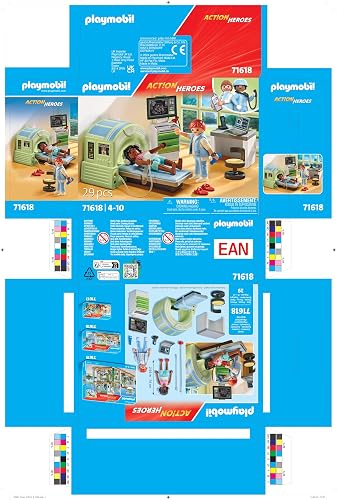 Playmobil Juego de Radiólogo con Resonancia Magnética