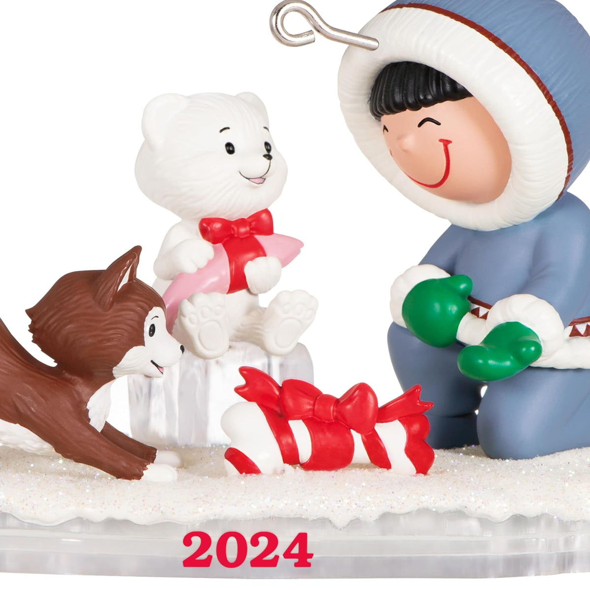 Hallmark - Adorno navideño de Recuerdo 2024, Frosty Friends 2024, Regalos para coleccionistas de muñeco de Nieve