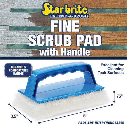 STAR BRITE Almohadilla de exfoliación con asa, Elige Entre 3 Texturas Diferentes