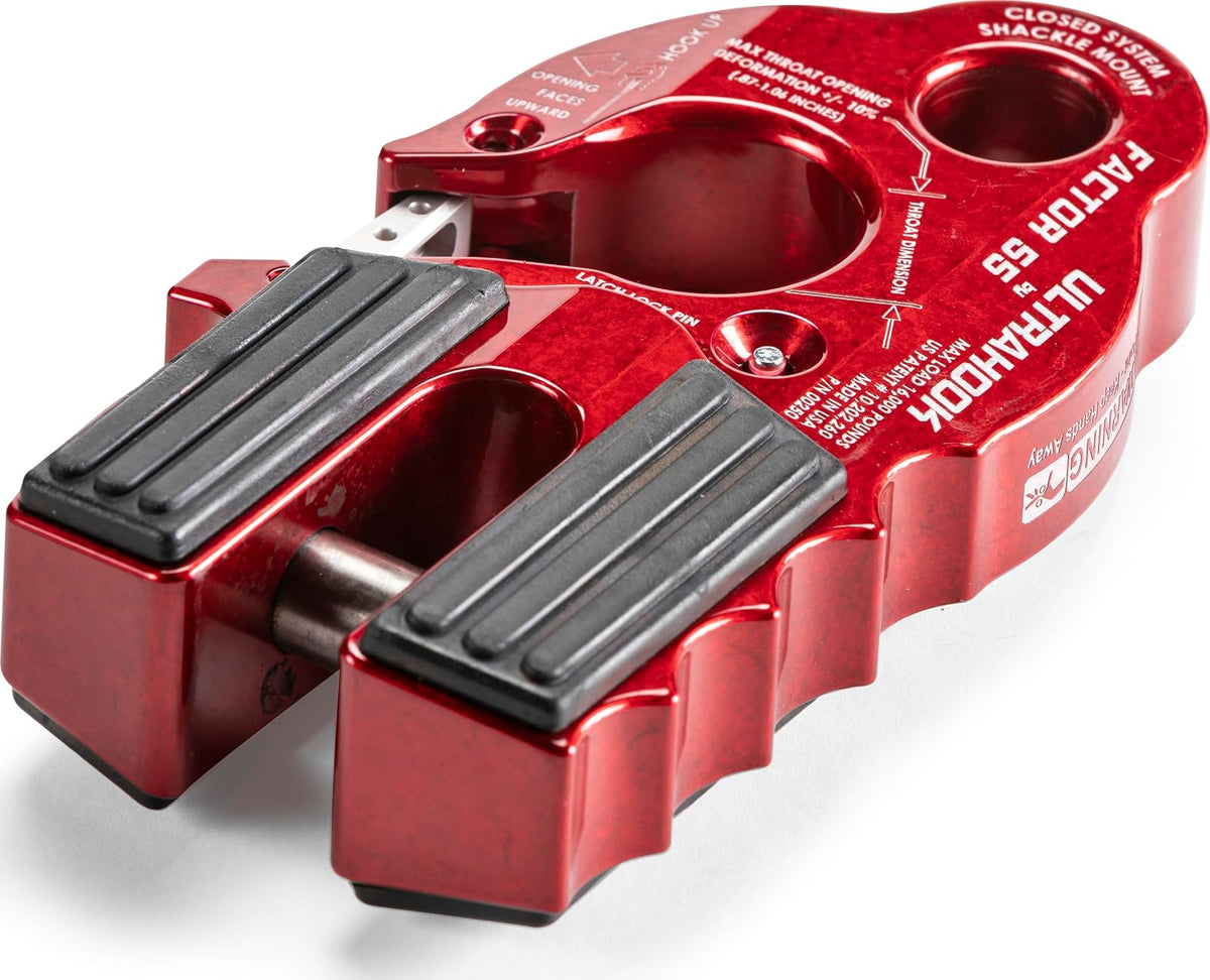 Factor 55 Sistema de Soporte de Grillet Cerrado Ultrahook, Rojo 00250-01