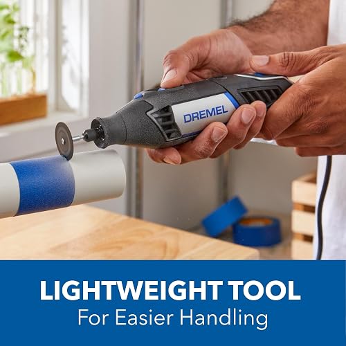 Dremel 4000-2/32 Kit de herramientas rotativas de velocidad variable, grabador, pulidor y lijadora, perfecto para cortar, lijar, grabar, tallar en madera y pulir, 2 aditamentos y 32 accesorios