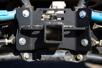 Rough Country 97015 Placa de Enganche Receptor UTV de 2 in para Can-Am Maverick 2017-2020, Negro