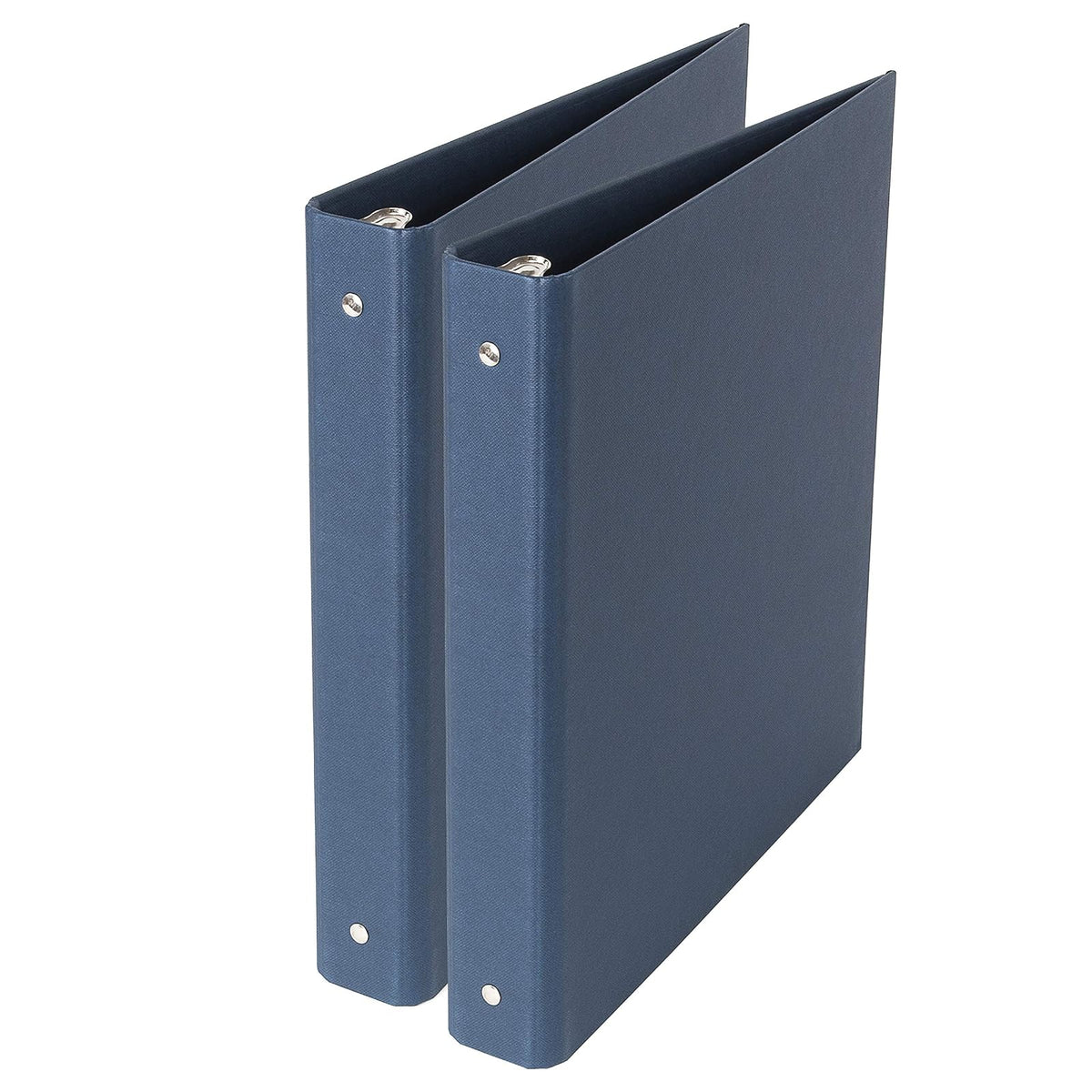 Bigso Box of Sweden Ringo Fiberboard Organizador de 3 Anillas para almacenar proyectos o Papeles, Carpeta Resistente y Duradera de 1 Pulgada para Uso Diario en la Escuela o el Trabajo, 11 x 11 x 1