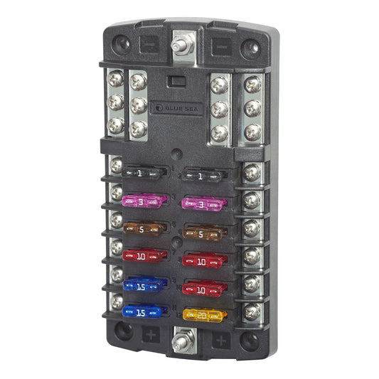 Blue Sea Systems St Cuchilla ATO/ATC Bloques de fusibles