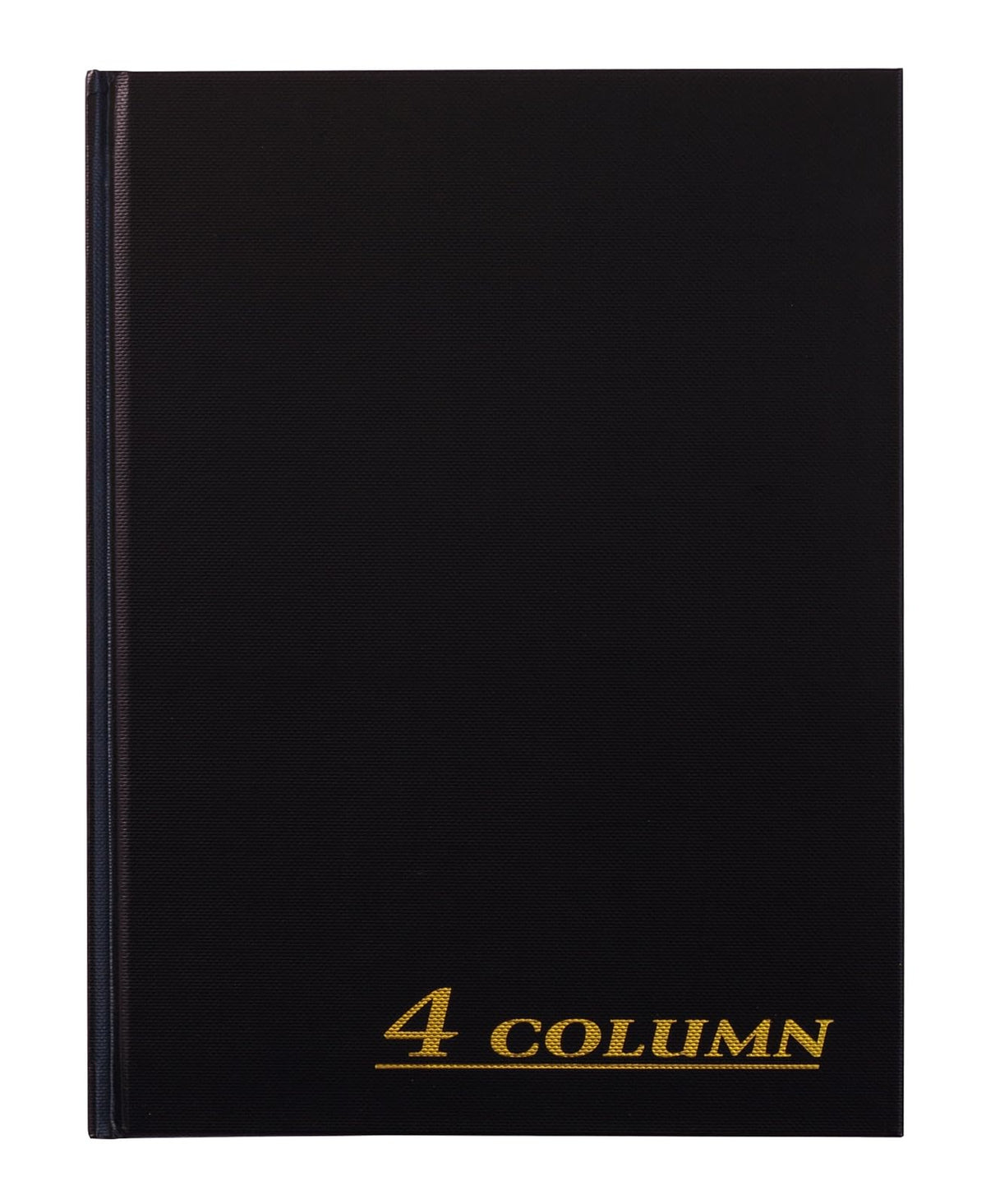 Adams Libro de cuentas, 4 columnas, cubierta de tela negra, 9.25 x 7 pulgadas, 80 páginas por libro (ARB8004M)