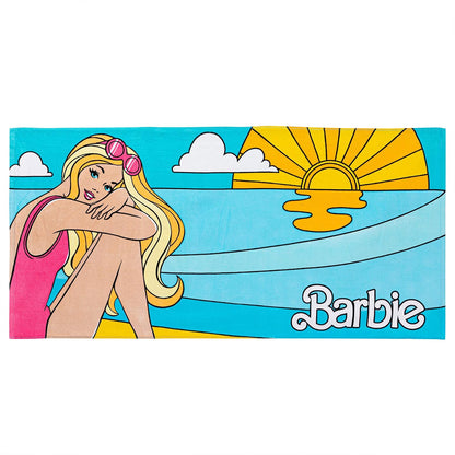 Barbie - Toalla de baño de algodón súper Suave, de 58 x 28 Pulgadas, (Producto Oficial Barbie) de Franco