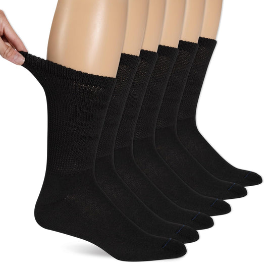 Dr. Scholl's Diabetes & Circulator Socks - 4 & 6 Pair Packs - Non-binding Moisture Management CalcetínHombre