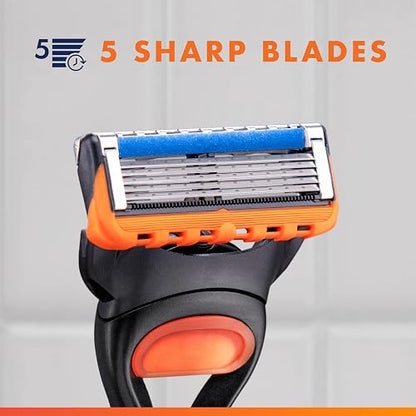 Gillette - Recambios de cuchillas de afeitar Fusion5 para hombre, 10 unidades + recambios de cuchillas Fusion5 Proglide, 2 unidades