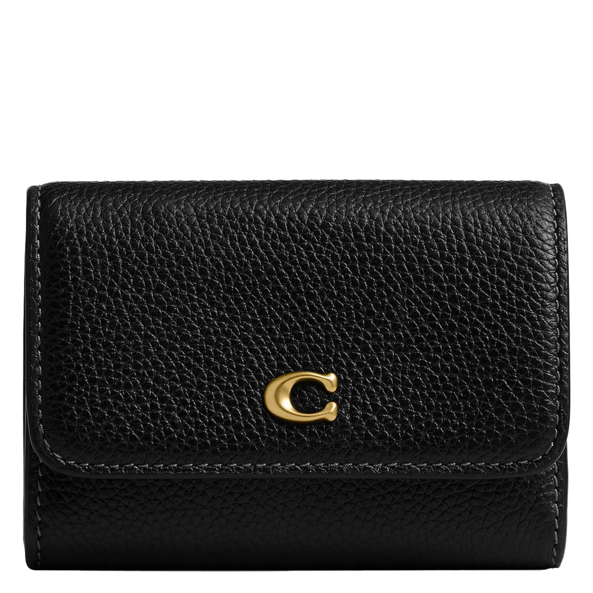 Coach Essential - Funda para tarjetas con solapa, B4/Merlot - 11 cm x 8 cm x 1.8 cm - B4 - BLACK