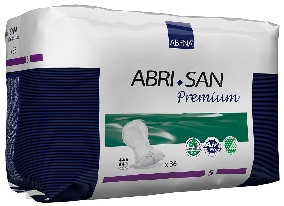 Abena Abri-San Premium, Midi 5 Pad, 36 Count
