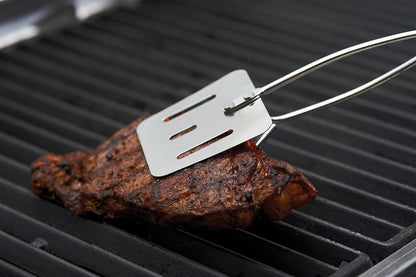 GrillPro 40730 2 In 1 Chrome Plated Turner/Tong