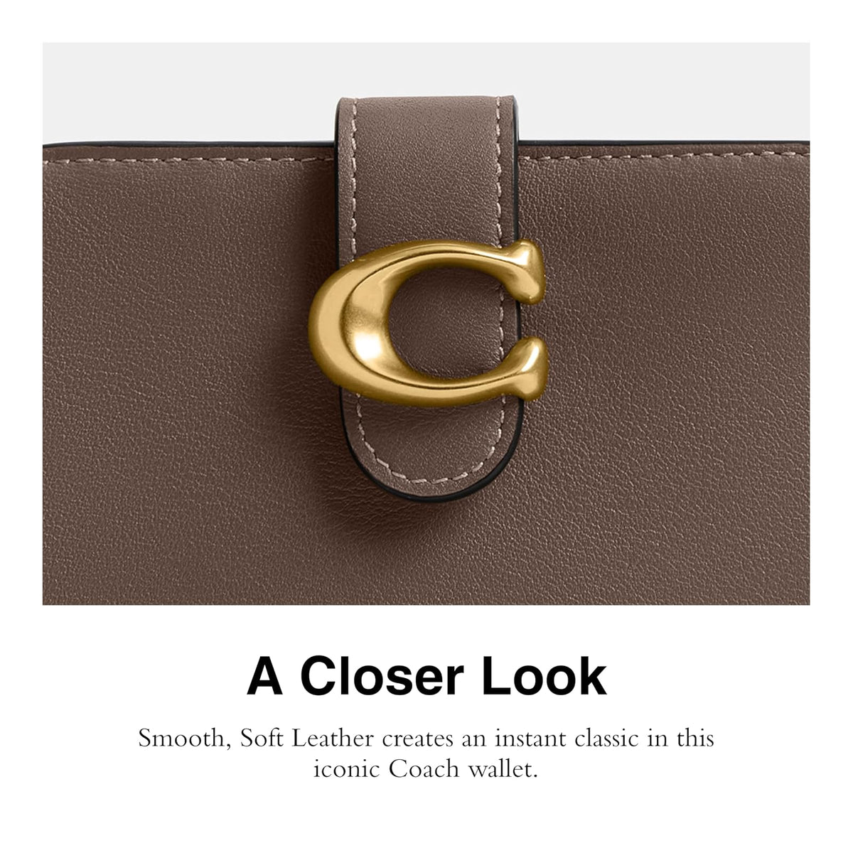 Coach Tabby portafolios Bi-Fold para mujer