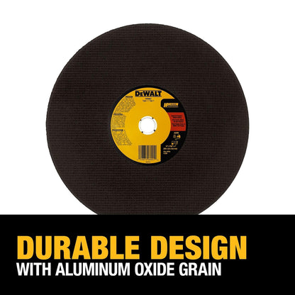 DEWALT DW8001 Z Disco Abrasivo de Corte 14 x 1 pulgada